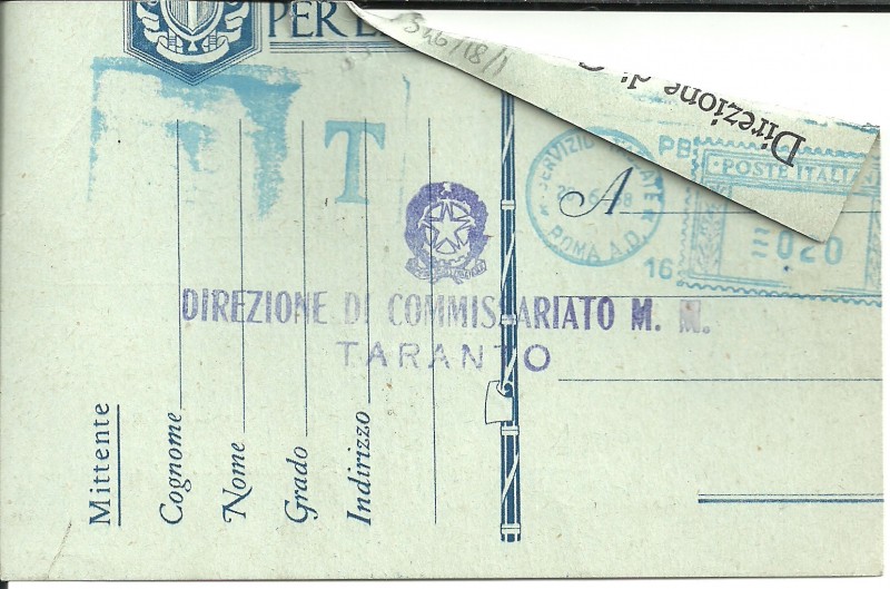 cartolina franchigia decapitata e usata come ar 1958 particolarita.jpg