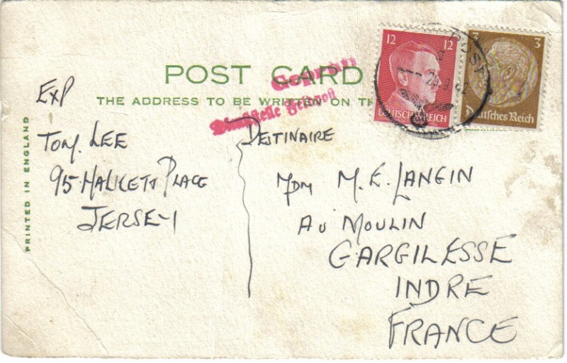 Jsy nach Frankreich 290942 12Pfg Hitler + 3 Pfg Hindbg Postkarte VS_BSF.jpg