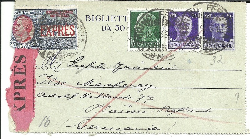 biglietto postale imperiale 50 cent per estero in espresso.jpg