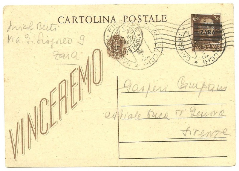 12.1943 - 29.12.43 imbucata a Pola per Firenze. Arrivo 30.12.43.jpg