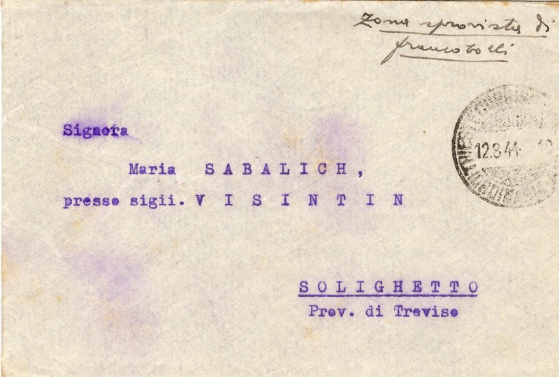 1944.8 - 12.8.44 Non affrancata bollo di Trieste.JPG