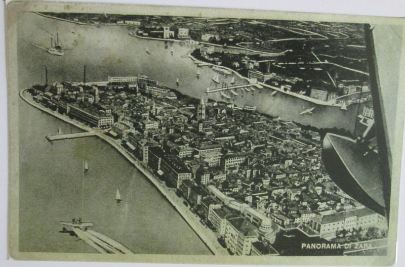 1944.7 - 28.7.44 Cartolina da Zara non affrancata. ultimo annullo postale conosciuto per Zara_B.JPG
